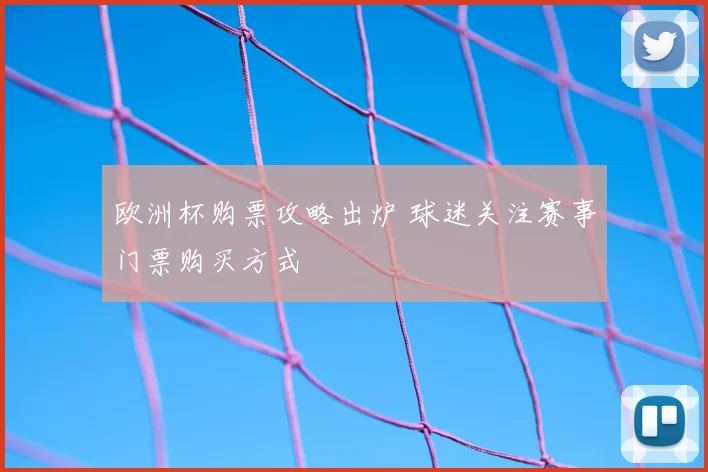 欧洲杯购票攻略出炉 球迷关注赛事门票购买方式